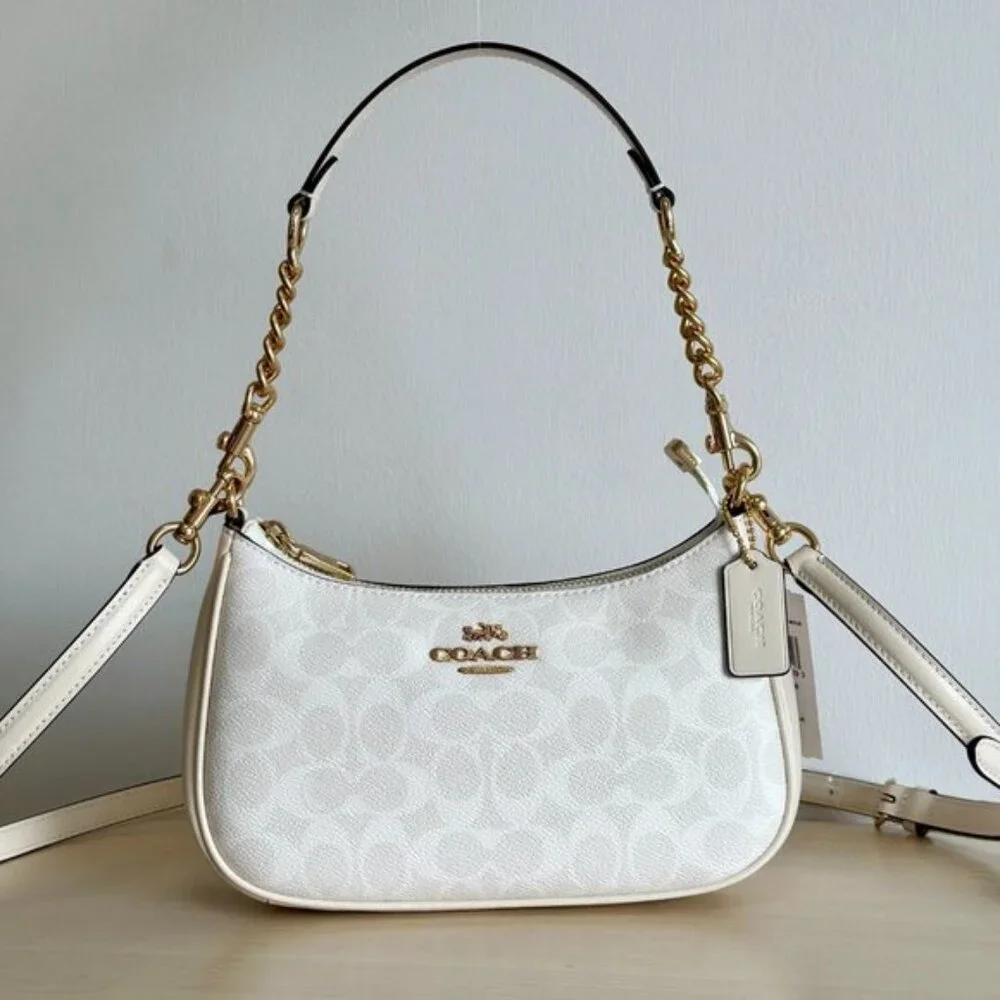 Coach Teri Shoulder Bag In Signature Canvas CA548 - Picture 7 of 9